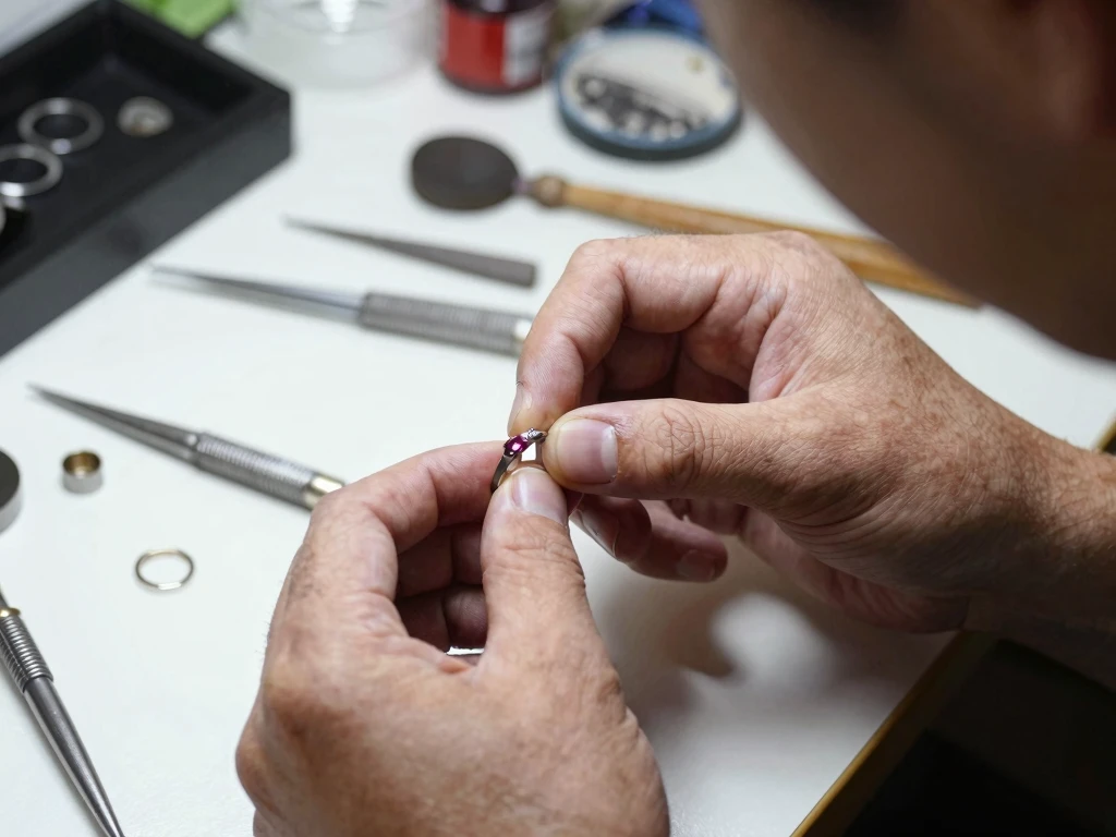 Custom jewelry design process