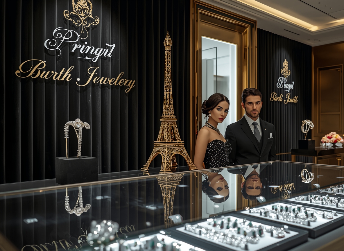 Luxury jewelry shopping experience